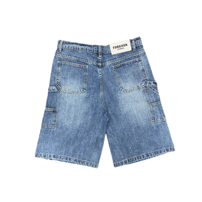 PLAIN DENIM FRGVN CARPENTER JORTS